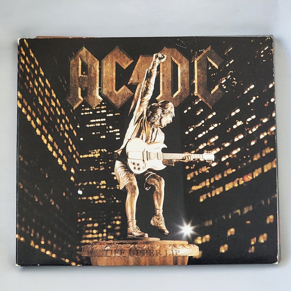 AC/DC Stiff Upper Lip CD Album Classic Rock Music Vintage 2000 Columbia‎ Records